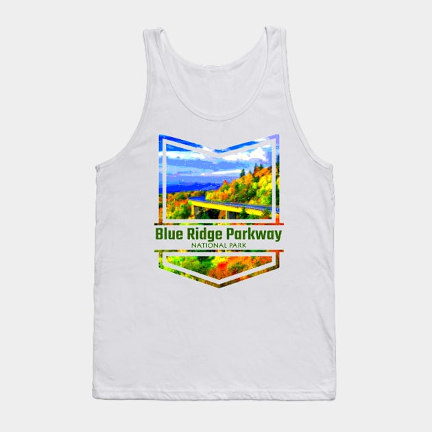 Blue Ridge Parkway National Park Adventure, North Carolina Tank Top by Jahmar Anderson